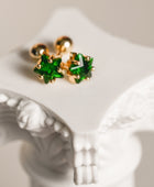 Starstruck Cartilage Earrings In Green