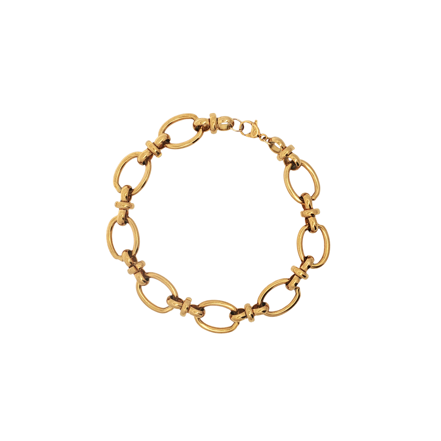 Chunky Oval Bow Bracelet