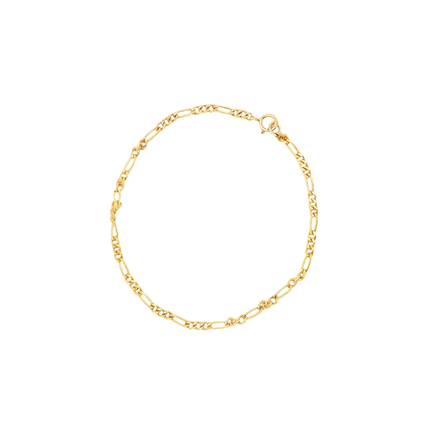 Figaro Gold Filled Bracelet