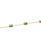 Emerald Emaline Rectangle Bracelet