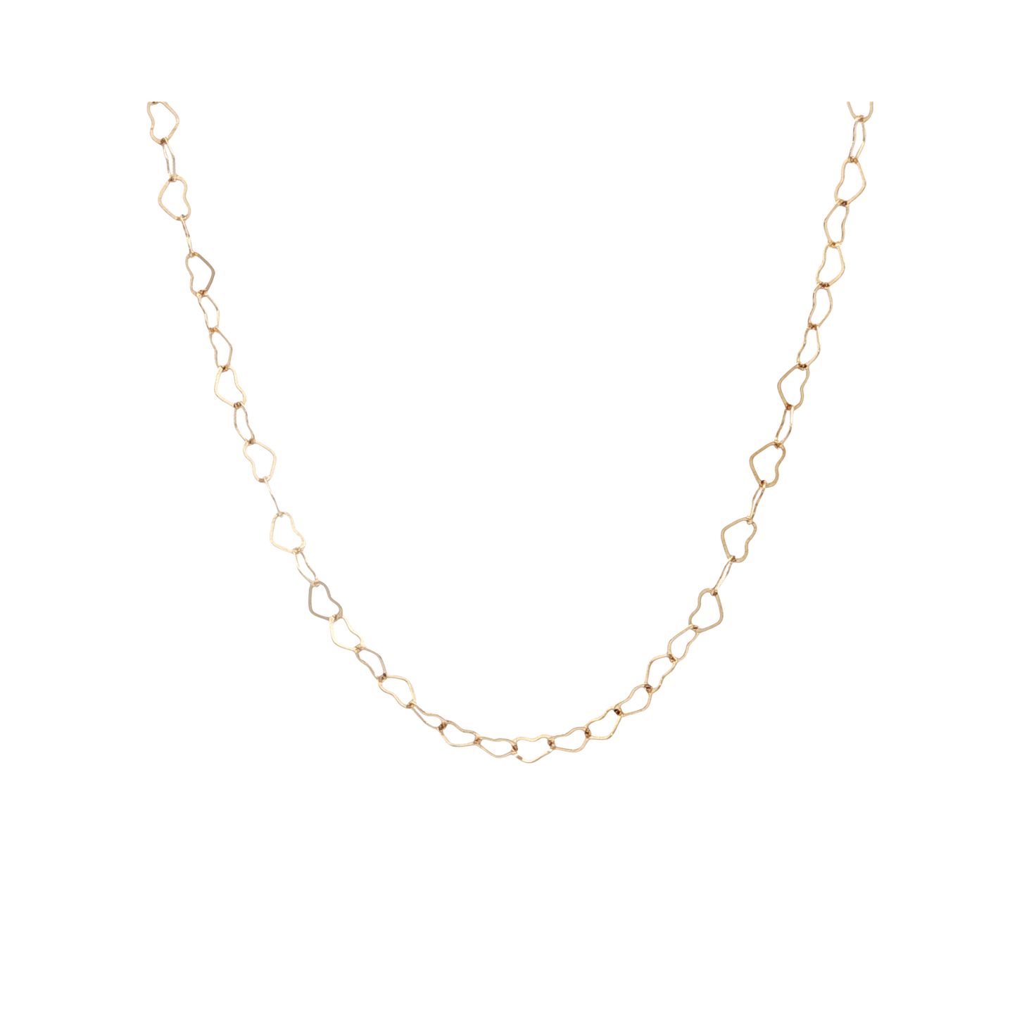 Heart Necklace Gold Filled