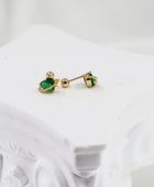 Your a Doll Cartilage Earrings Emerald