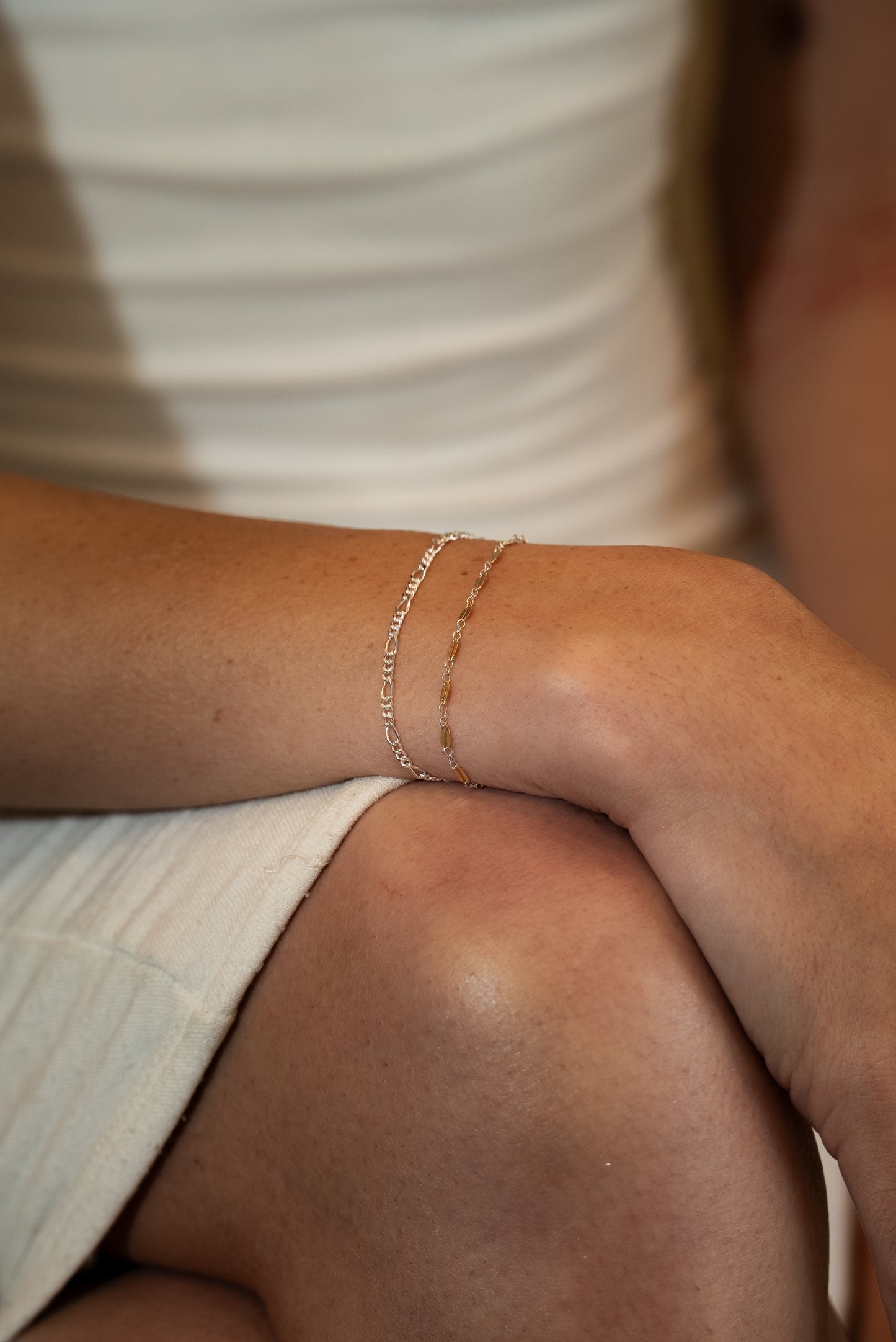 Figaro Gold Filled Bracelet