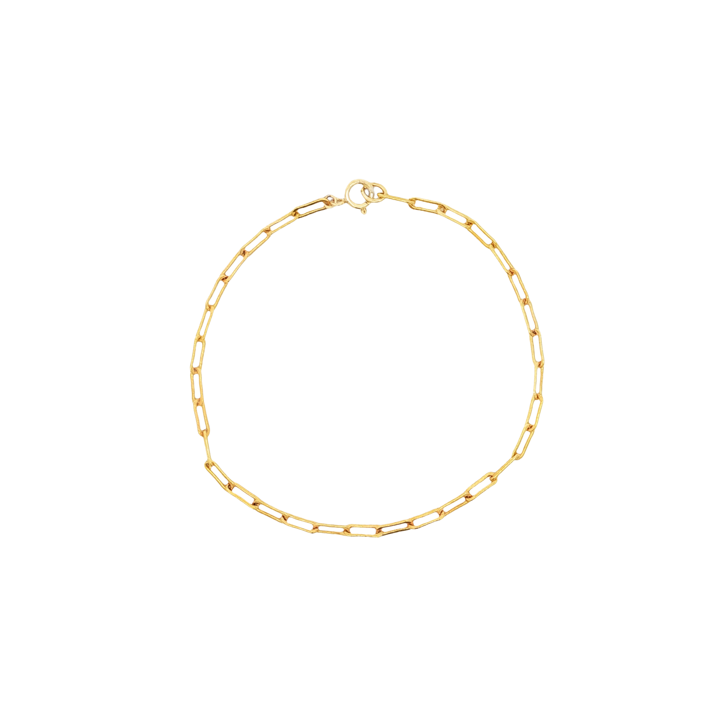 Paperclip Bracelet Gold Filled