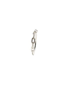 Petite Pave Paperclip Sterling Silver Ring