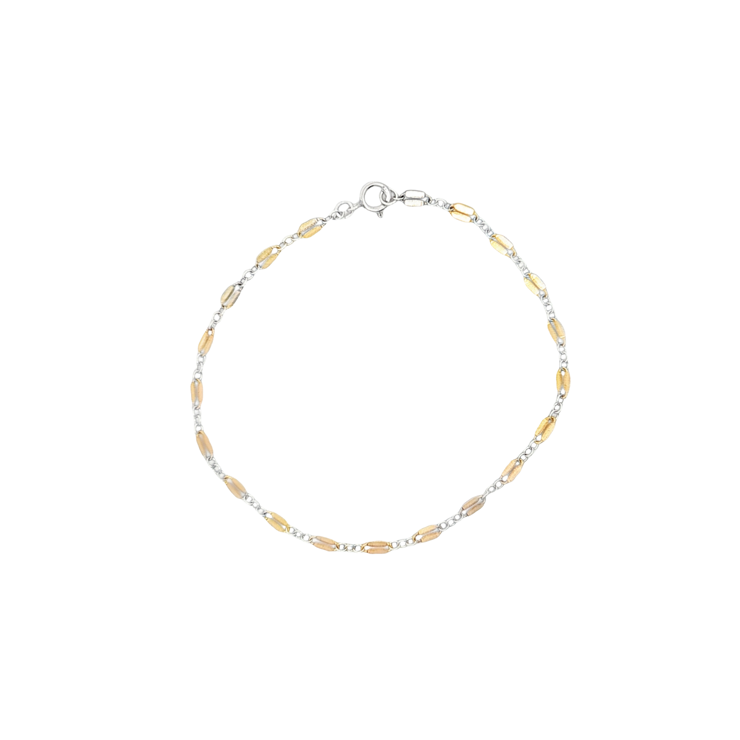 Two Toned Frill Bracelet