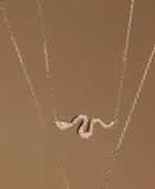 Serpent Necklace 14K Gold