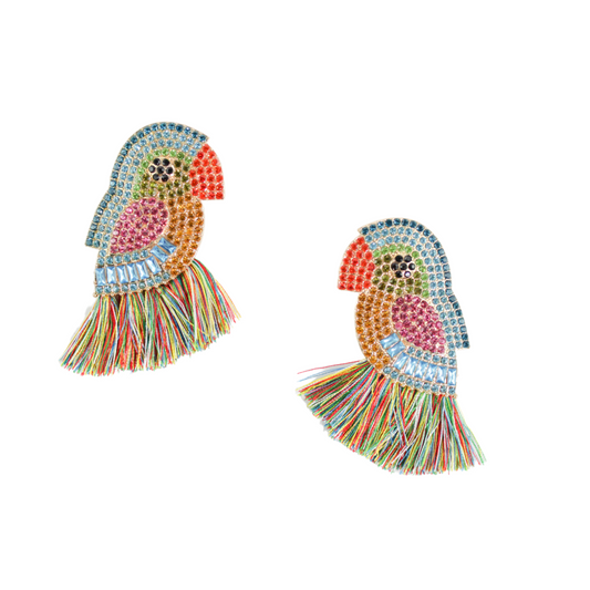 Tropical Bird Earrings