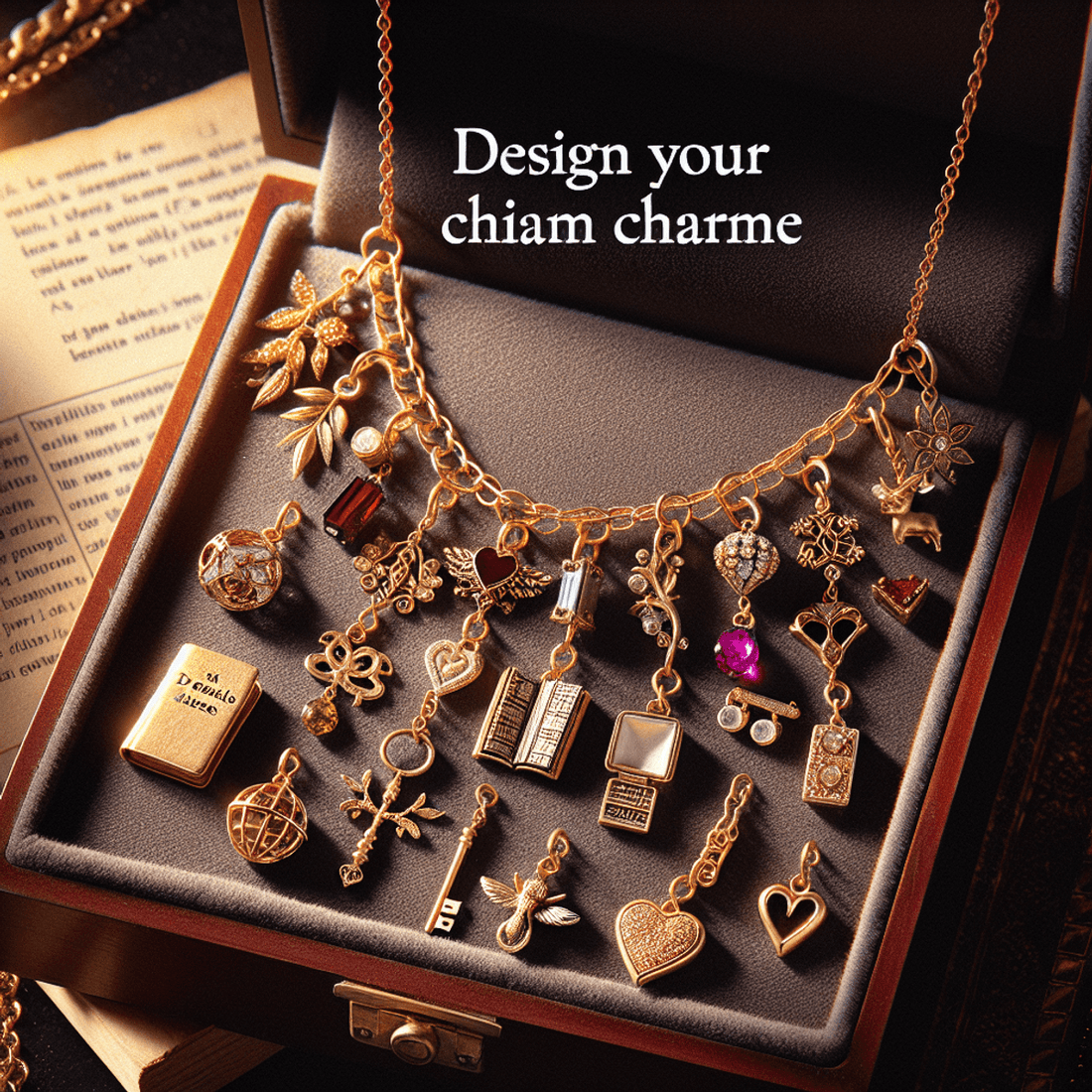 Build Your Own Charm Necklace at The Pink Swan Shop Houston