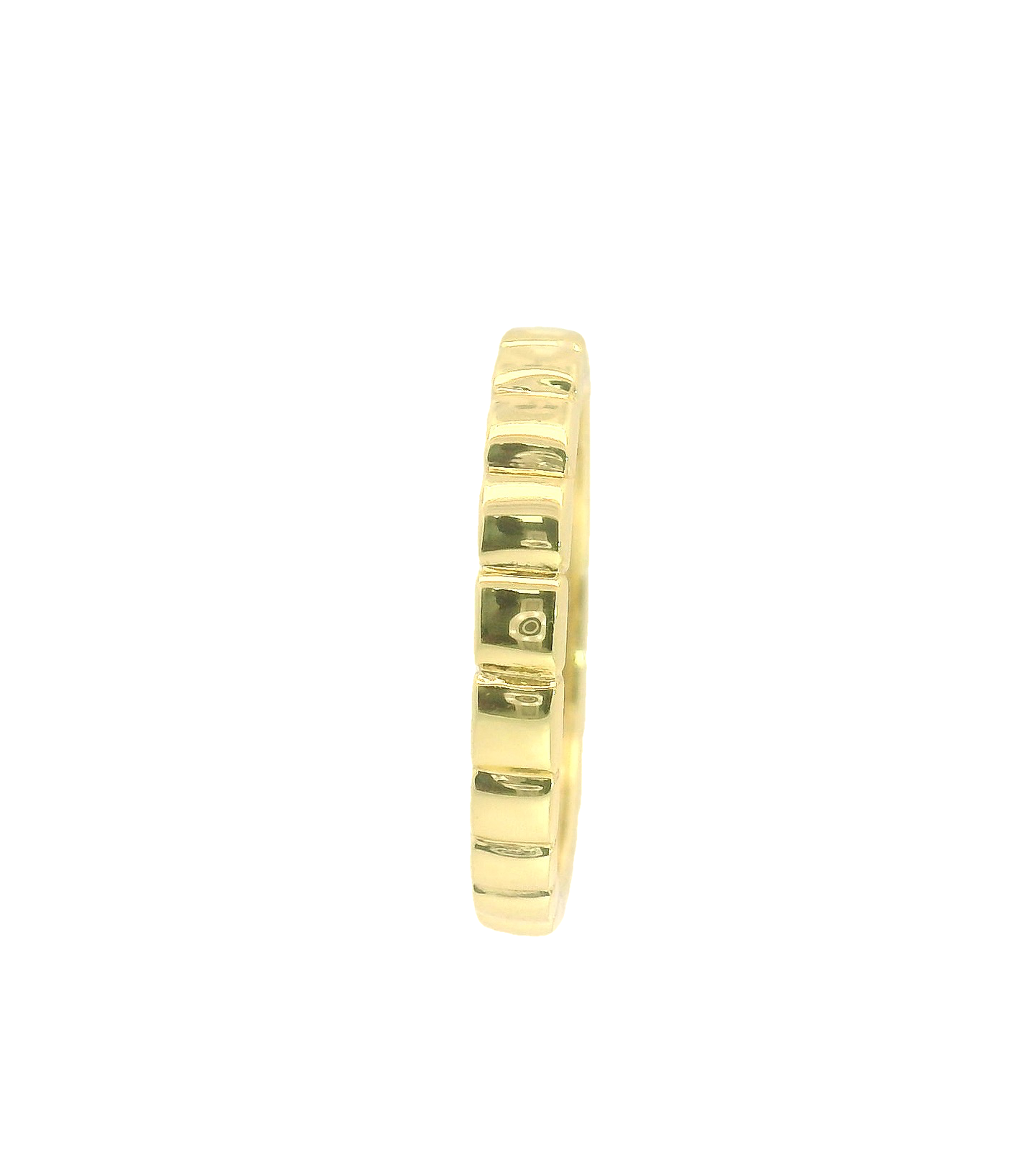 Bubble Slim Ring In Vermeil