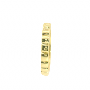 Bubble Slim Ring In Vermeil