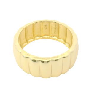 Bubble Chunky Ring In Vermeil