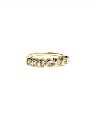 7 Hearts Vermeil Ring