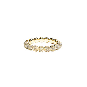 Bubble Pave Vermeil Ring