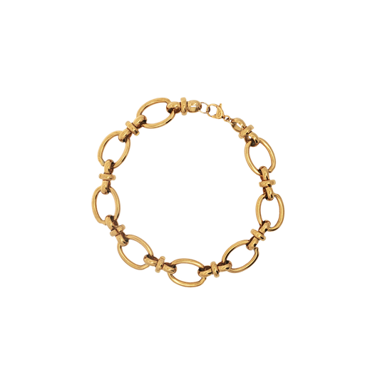 Chunky Oval Bow Bracelet