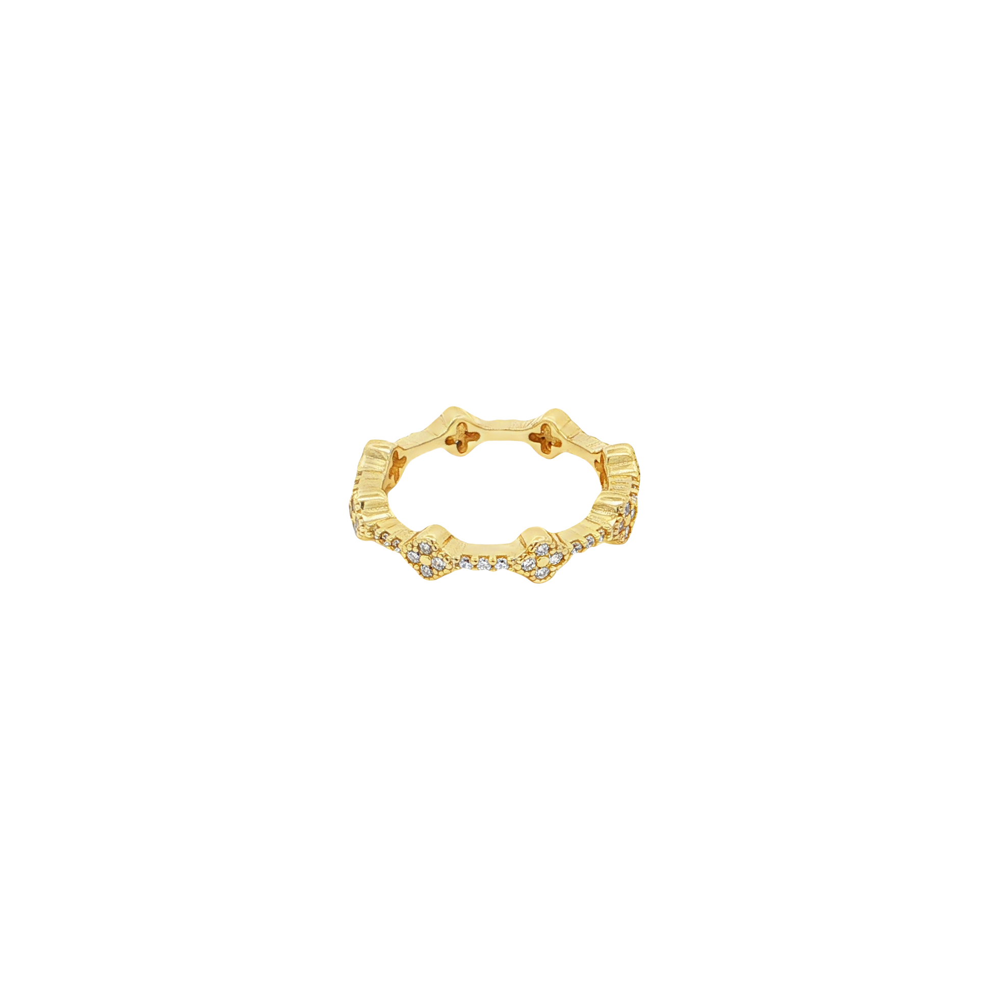 Clover Vermeil Ring