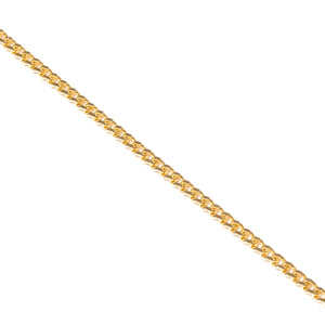 Stunning Curb Bracelet In 14K Solid Gold