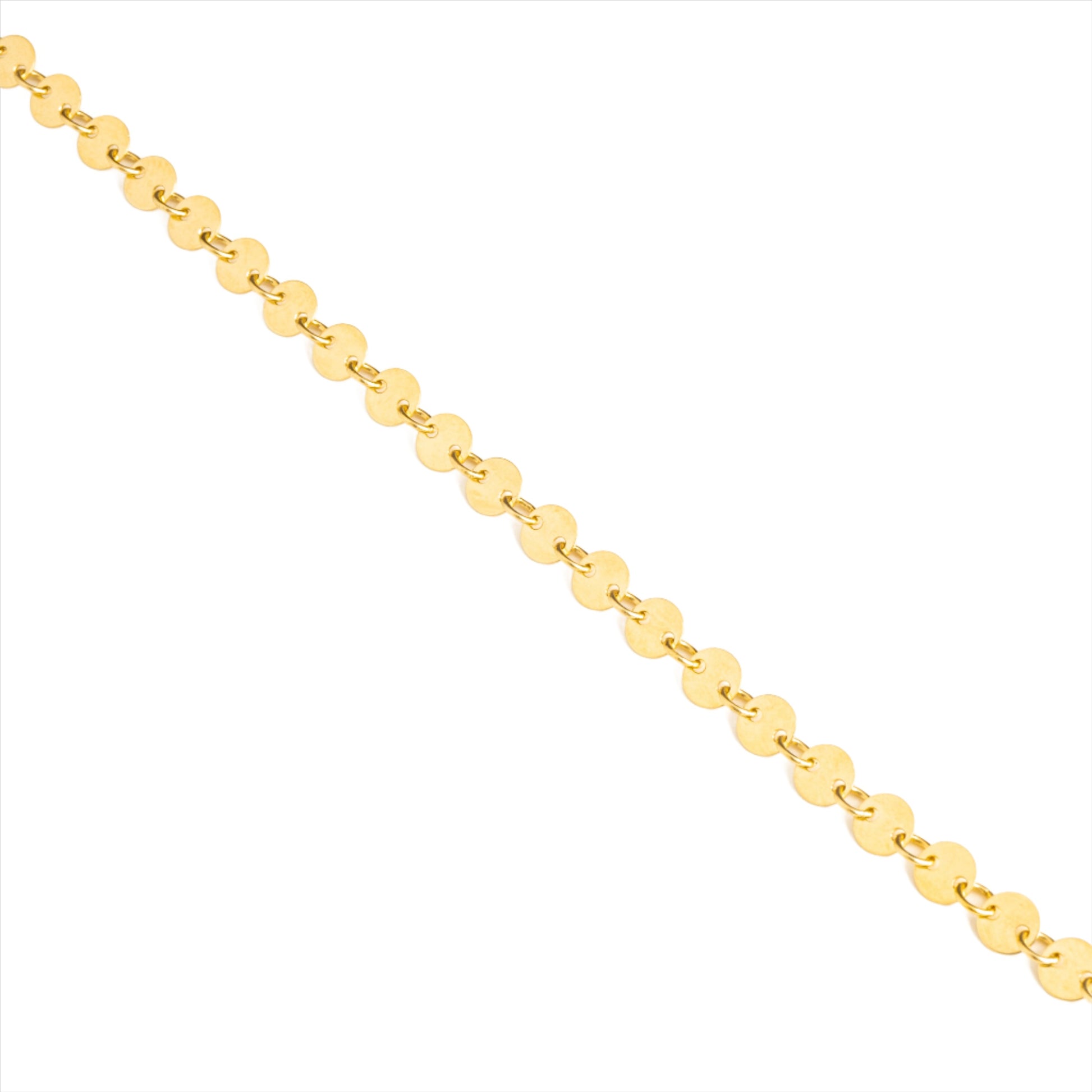 Disco Bracelet In Gold Filled