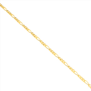 Figaro Bracelet In Gold Filled