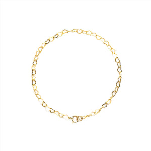 Heart Bracelet Gold Filled