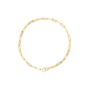 Paperclip Bracelet Gold Filled