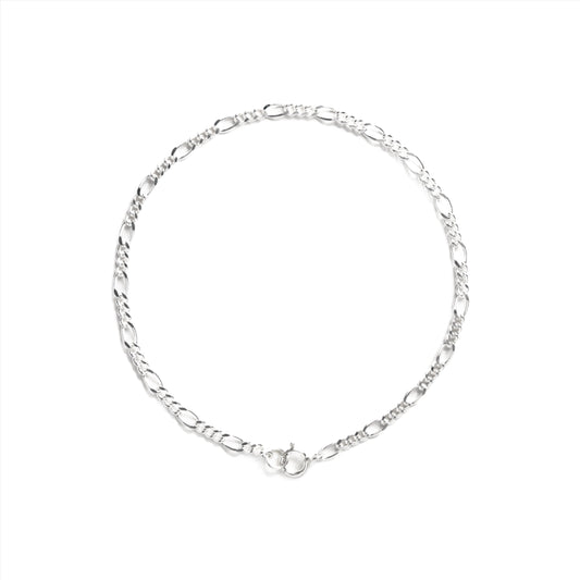 Figaro Bracelet In Silver