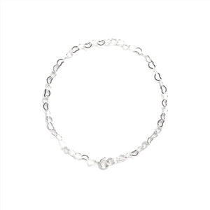 Heart Bracelet In Silver