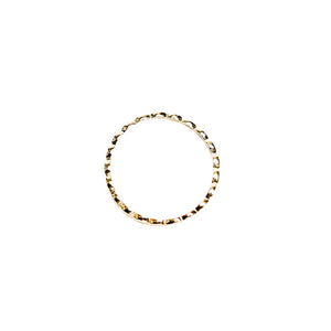 Dotted Vermeil Ring