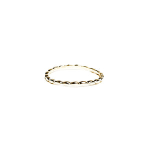 Dotted Vermeil Ring