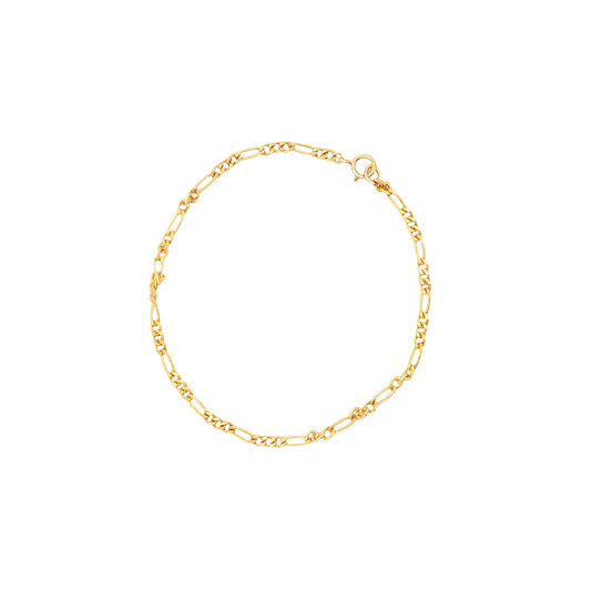 Figaro Gold Filled Bracelet