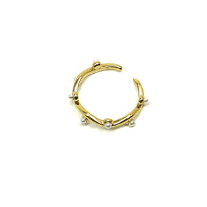 Pearl Zig Zag Ring