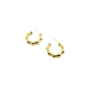 Bianca Textured Hoops