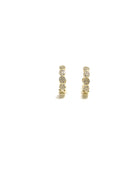 Pave Bubble Huggie Earrings