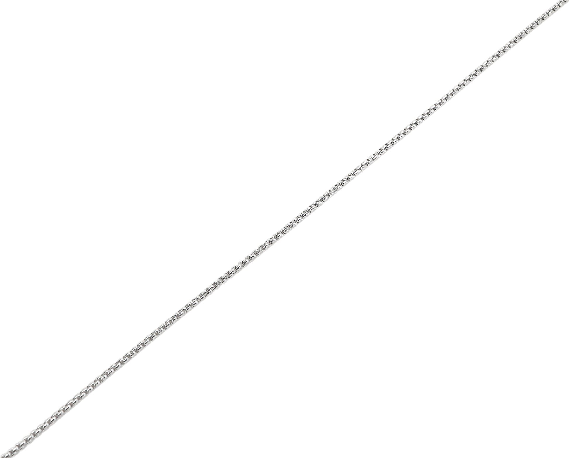 Box Chain Sterling Silver Necklace