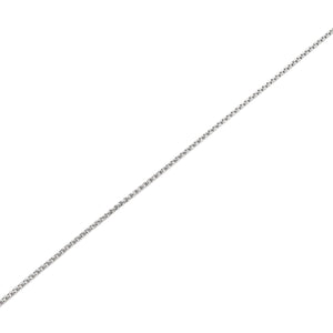 Box Chain Sterling Silver Necklace