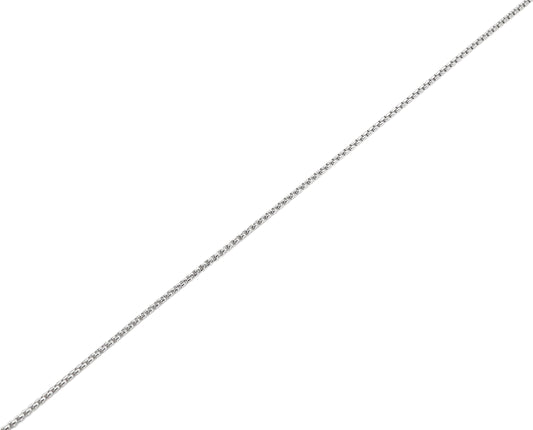 Box Chain Sterling Silver Necklace