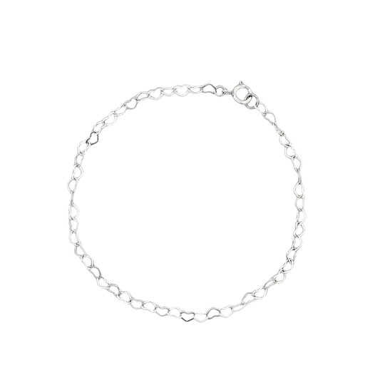925 Heart Bracelet
