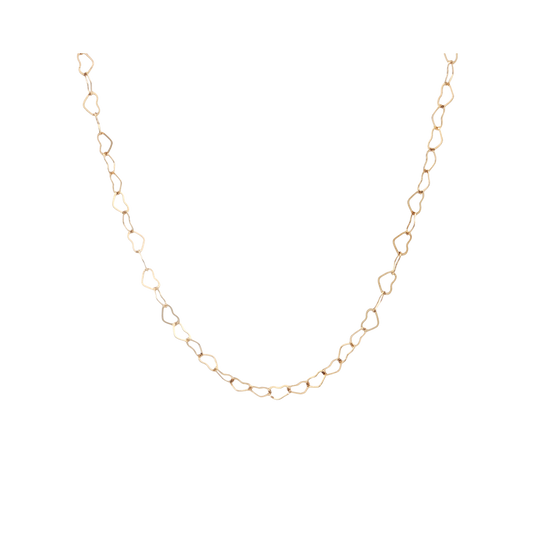 Heart Necklace Gold Filled