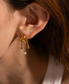 Dripped Out Pearl Earrings