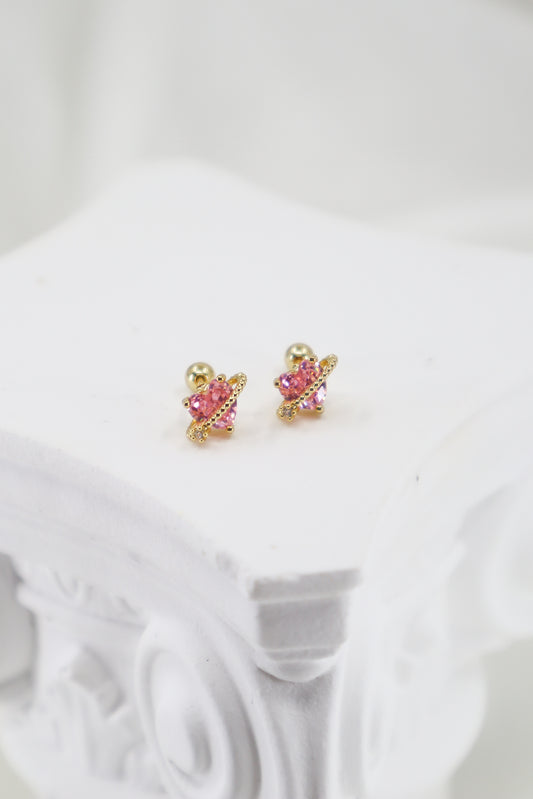 Your a Doll Cartilage Earrings Pink