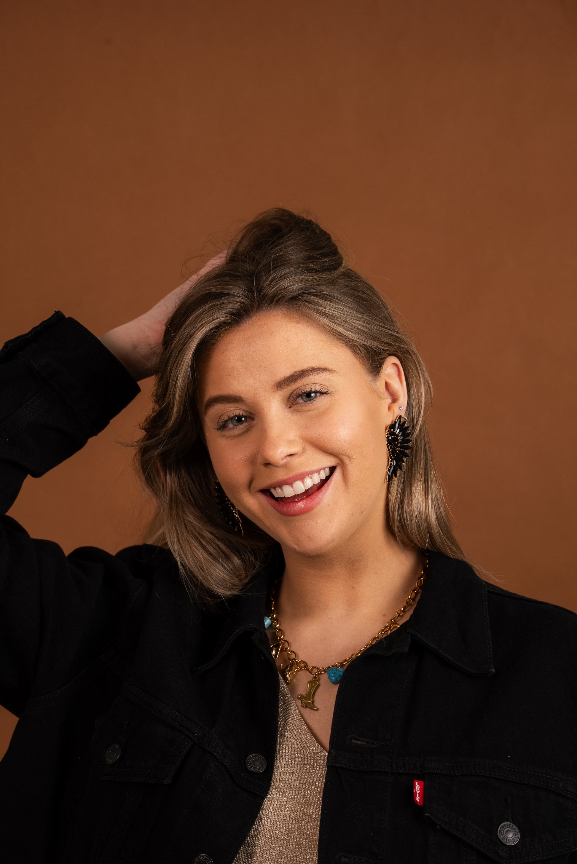 Angel Wings In Black Earrings