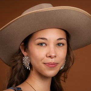 Angel Wings in Silver Earrings