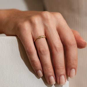 Infinity Wrapped Vermeil Ring