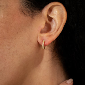 Starlit Huggie Vermeil Earrings