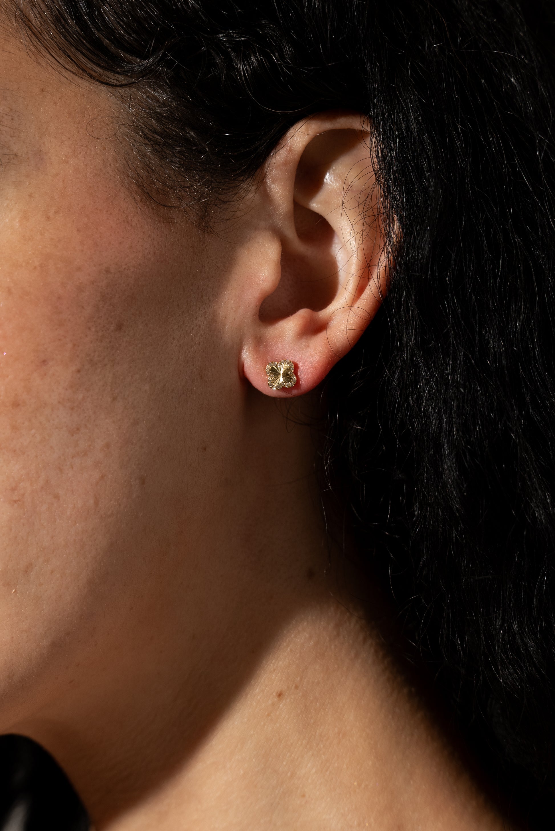 Clover Vermeil Earrings