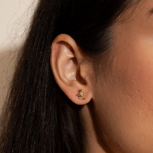 Western Rodeo Vermeil Earrings