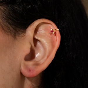 Dainty Rosé Vermeil Ear Cuff