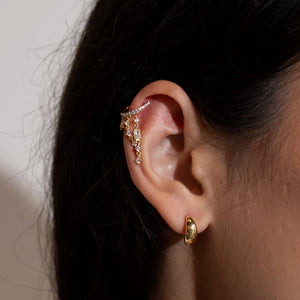 Midnight Drip Vermeil Ear Cuff