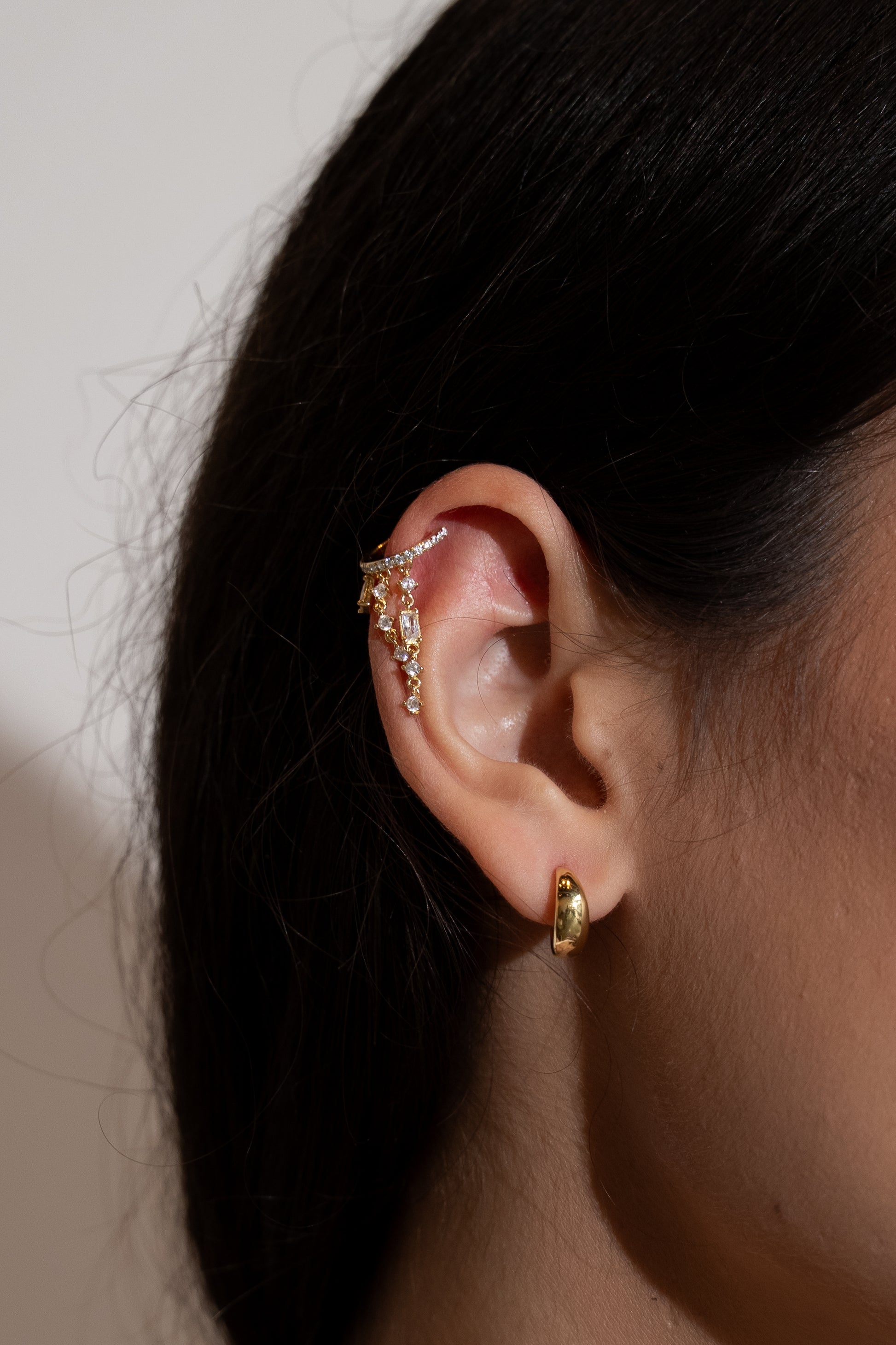 Midnight Drip Vermeil Ear Cuff