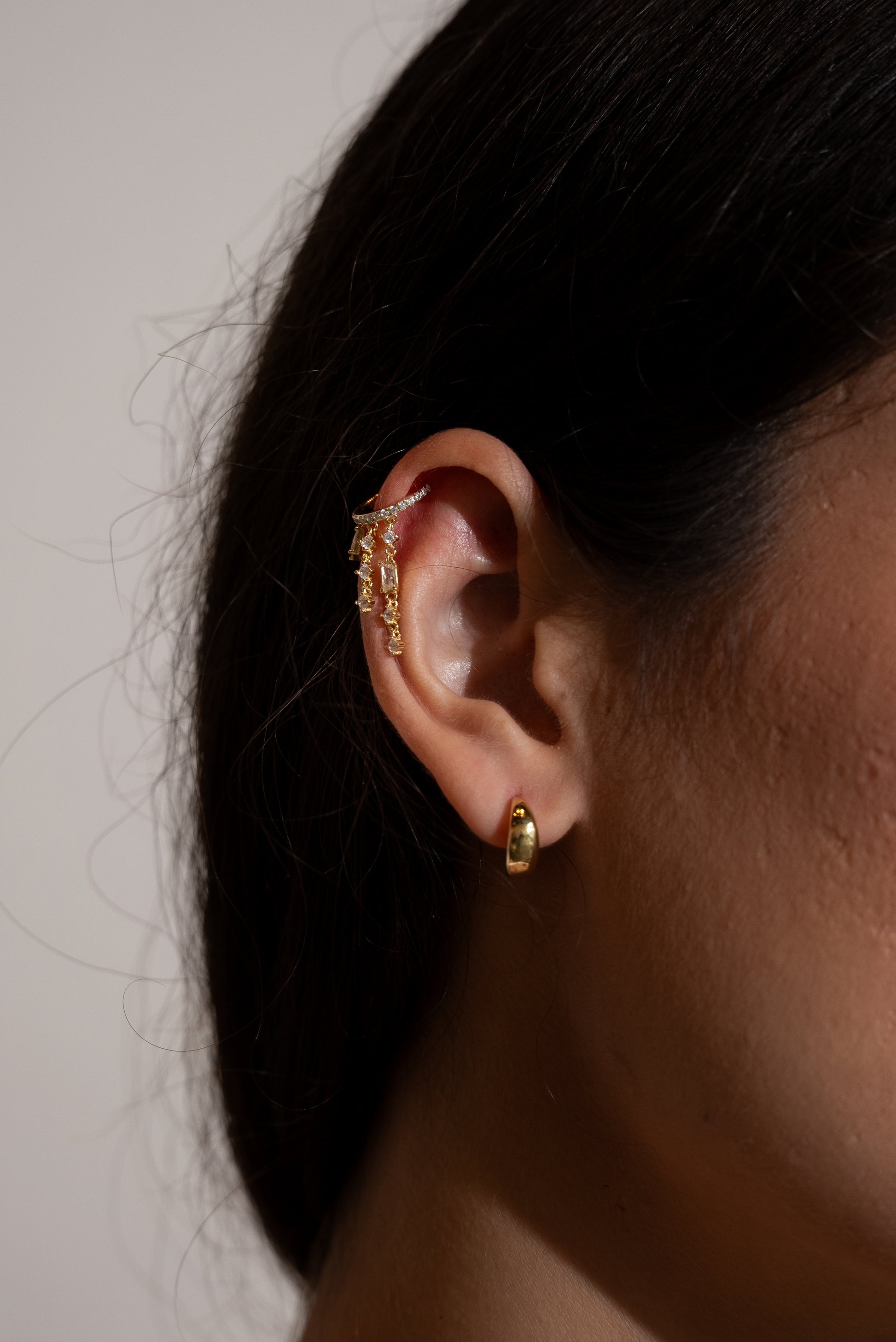 Midnight Drip Vermeil Ear Cuff